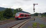 648 275 erreicht am 26.07.14 von Kreiensen kommend den Bahnhof Goslar.