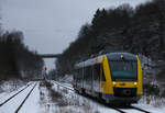 HLB 648 167 fhrt als RB93 nach Bad Berleburg in Ltzel ein. 