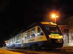 Am 17.06.2014 in Thale Hbf wartet Lint HEX auf die Rückfahrt nach Halberstadt 