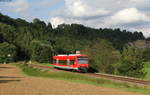 650 015-0 als RB 22415 (Tübingen Hbf-Horb) bei Bad Niederau 19.8.17