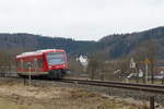 650 117 ist am 11.3.18 bei Aichstetten auf dem Weg nach Memmingen.