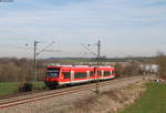 650 002-8 und 650 001-0 als RB 22911 (Nürtingen-Herrenberg) bei Großbettlingen 22.3.19