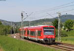 650 010-2 und 650 004-4 als RB 22943 (Plochingen-Herrenberg) bei Metzingen 23.5.19