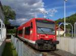 Br.650 103-5 als RE nach Aalen im Bahnhof Oberkochen.