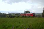 Zwei unbekannte 650er fahren am 24.07.07 als RegionalExpress von Crailsheim nach Ulm HBF, hier in Hhe Aalen-Oberalfingen ausgenommen.