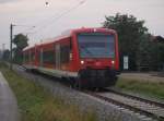 Auf der KBS 761 mit 650 001 und 003 als RB 13977 kurz nach Wendlingen auf dem weg nach Kirchheim/Teck (16.09.2009)