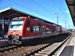 BR 650 110-0 und 650 317-1 am 19.10.06 im Bahnhof Aalen. Die Doppeltraktion fhrt um 14:28 weiter als RE 22542 nach Ellwangen.