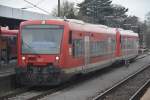 RADOLFZELL am Bodensee (Landkreis Konstanz), 24.02.2014, 650 114 als Nahverkehrszug nach Friedrichshafen Hafenbahnhof im Bahnhof Radolfzell