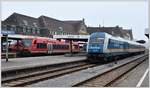 4024 023-6, 650 318 und Alex 223 071 in Lindau Hbf. (14.02.2017)