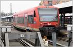 Rb22715 nach Friedrichshafen Hafen mit 650 318 in Lindau Hbf.