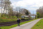 VT650.721 Agilis bei Hochstadt/ Marktzeuln am 16.04.2017.