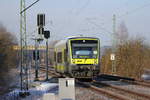 VT650.722 Agilis bei Trieb am 11.02.2013.