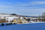 650 066 + 650 067 als WBA1 am 26.01.2018 bei Triefenried.