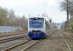 VT 744 (BR 650) der Rurtalbahn als Bördeexpress (Euskirchen - Düren) bei der Einfahrt in den Bf Zülpich - 07.03.2020