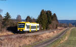 VT 233 als SWE 69726 (Rottweil - Bräunlingen Bf) bei Lauffen 28.12.24