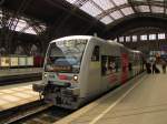 Veolia MRB VT 015 als MRB 80265 nach Delitzsch unt Bf, in Leipzig Hbf; 09.06.2011