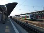EB VT331 nach Gera am 08.08.2014 im Bahnhof Hof.