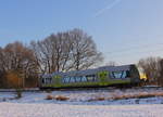 VT650.713 Agilis bei Hochstadt/ Marktzeuln am 28.01.2017.