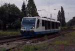 VT 6.003 bei der Einfahrt in den Rheydter Hbf als RB 39 nach Mnchengladbach.