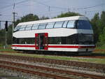 Auf Heimfahrt war,am 25.August 2023,der 670 002,der hier am Ausfahrsignal in Bergen/Rügen wartete.