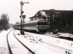 624 668-0/924 439-3/924 415-3/624 638-3 mit RB 12425 Dortmund-Gronau (Westmnsterlandbahn) auf Bahnhof Gronau am 27-12-2000). Bild und scan: Date Jan de Vries.
