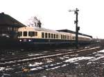 624 640-9, 924 420-3, 624 602-9 mit Nahverkehrszug 7075 Gronau-Mnster auf Bahnhof Gronau am 3-1-1995. Bild und scan: Date Jan de Vries.
