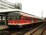 634 603-5/934 446-6/634 647-4 mit 25748 zwischen Braunschweig und Goslar auf Braunschweig Hauptbahnhof am 12-8-2001. Bild und scan: Date Jan de Vries. 