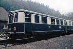 Am 25.07.1983 entstand die Aufnahme des VT 1 der DFS, noch in blau/beige (ex 135 069 bw.