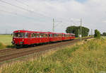 798 670 führt das Quartett der AKE Sonderfahrt von Koblenz zurück nach Gerolstein an, hier bei Brühl am 22.06.2019