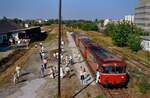 Und hier ein sehr, sehr rares Foto vom früheren DB-Bahnhof Leinfelden.