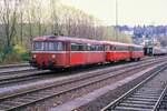 Uerdinger Schienenbusse in Freudenstadt, Oktober 1986