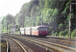 18.Mai 1993 Vt798+Vm+Vs beim unsetzen Stellwerk SO Richtung Osterburken 1995  mit samt Formsignale Abgebaut Lichtsignale Aufgestellt Ferngestellt von Necharelz