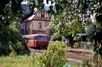 Ein einzelner Uerdinger Schienenbus reichte an diesem Tag für die wenigen Fahrgäste von Traben-Trarbach ( Datum leider unbekannt, evtl.