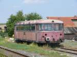 796 710-2 steht leider nur noch als Ersatzteilspender in Prosselsheim, 18.08.2009
