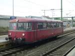Hier der VT98 der Oberhessischen Eisenbahnfreunde am 6.5.2012 im Bahnhof Gieen.