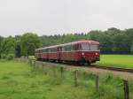 VT 796-Garnitur des Frdervereins Schienenbus Menden bei der Sonderfahrt fr die DGEG am 30.