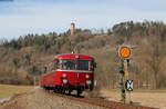 998 896-5 und 798 652-4 als RB 26780 (Hochdorf(b.Horb)-Tübingen Hbf) bei Horb 25.2.17