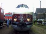 Der VT 18.16.07 aus Lichtenberg Wahr auch zu Gast auf dem Eisenbahnfest am 20.08.05 in Schneweide.