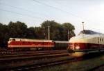 Museums-SVT 175 und 119 158 der DBAG auf dem Eisenbahnfest in Berlin-Schneweide am 19.8.05-abends