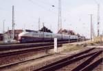 Abschiedsfahrt VT 18.16 - Triebzug in Warnemnde am km 126,3 (05.04.2003)