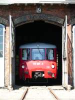 Die Hafenferckeltaxe VT 172 001 darf kurz frische Luft und
ein paar Sonnenstrahlen genieen am 04.05.07 im ehem. Bw Neustrelitz