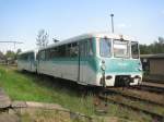 772 413-1 und 972 502-9 der Ostschsischen Eisenbahnfreunde gesehen beim Heizhausfest in Chemnitz-Hilbersdorf.25.08.07