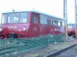 VT 2.09 der Lugauer Eisenbahnfreunde wurde beim Heitzhausfest als Pendelzug eingesetz
