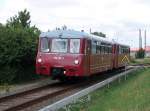 172 132 und 172 171 verlieen am 23.Juli 2010 den Bahnhof Bergen/Rgen nach Lauterbach Mole.