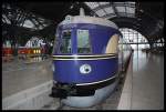 Triebzug SVT 137 225 Auch Bekannt Unter Dem Namen ''Fliegender Hamburger''Steht Im Bahnhof Leipzig-Hbf Zum Bestaunen.11.08.07