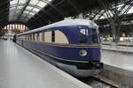 DR 137 225 am 02.01.2024 auf dem Museumsgleis 24 in Leipzig Hbf.