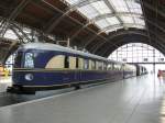 Den  Fliegenden-Hamburger  habe ich am 24.7.13 in Leipzig Hbf fotografiert, wo er abgestellt steht.