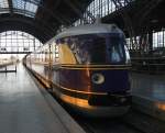 Der SVT 137 225 steht in Leipzig-Hbf. Aufgenommen im Leipziger-Hbf in der Abendsonne am Abend vom 15.7.2015.