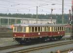 Nrnberg-Langwasser 1985,Dieser 2-teil.Schienenbus VT 135 069(Busch,Bautzen 1937)aus der DRG Zeit,war an der Jubilumsparade  auch zu sehen.(Archiv P.Walter)