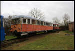 Eisenbahnmuseum Gramzow am 7.12.2024: VT 137527 Wismar ex Prenzlauer Kreisbahn PK 04